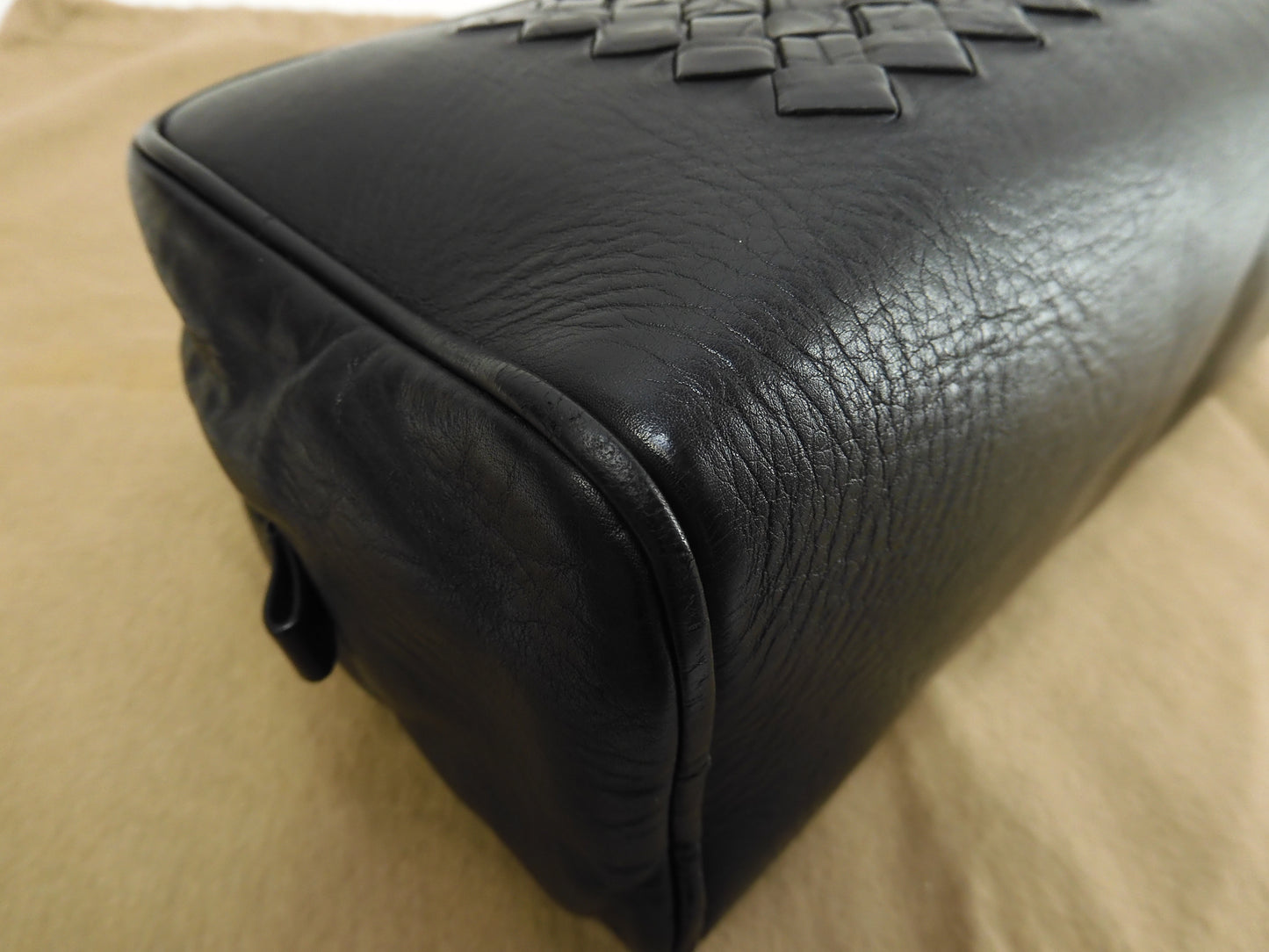Bottega Veneta Clutch Intrecciato Crocodile Leather Black Second Bag @B02682899D