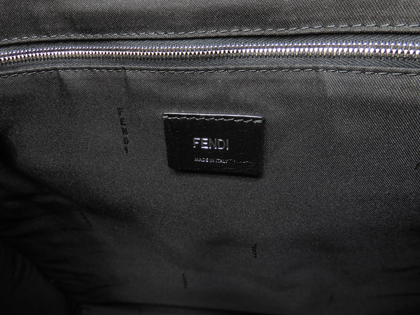 Fendi Tote Bag Bag Bugs Monster Black Men's Handbag Good Condition @ 18