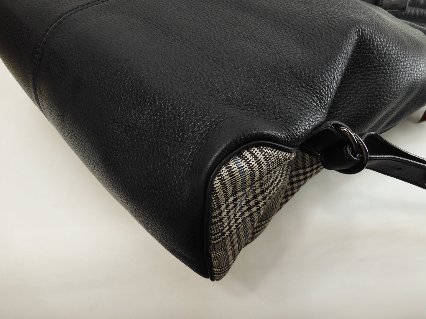 Christian Louboutin Backpack Studs Check Black Backpack Large Tote Bag @ 60
