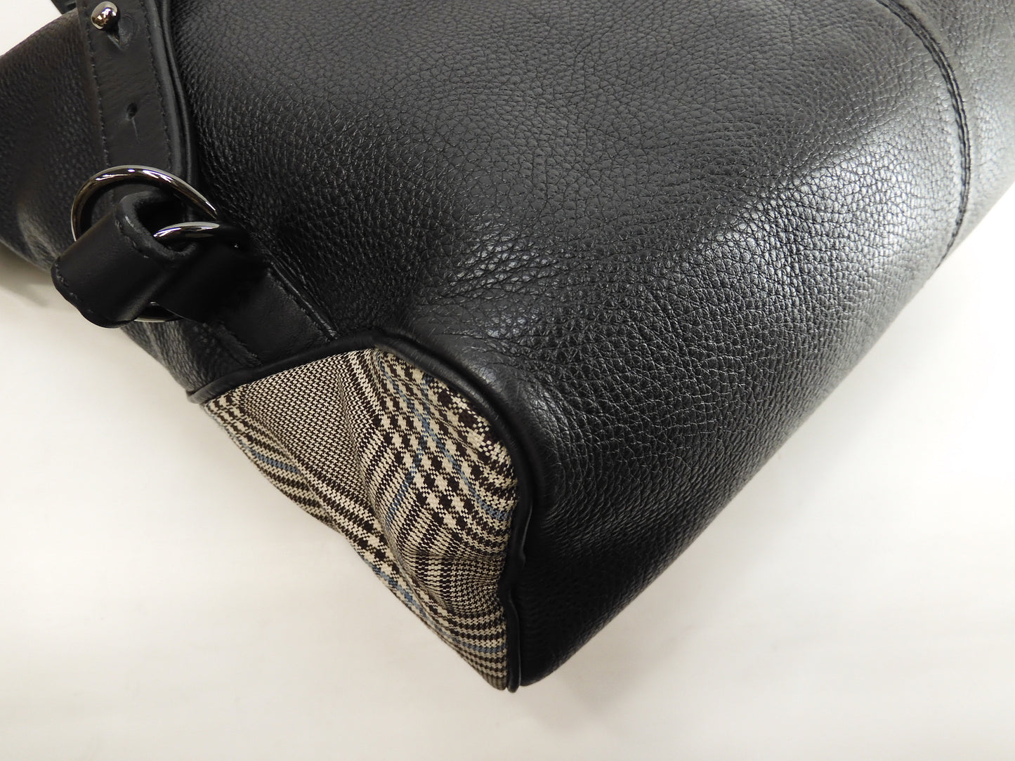 Christian Louboutin Backpack Studs Check Black Backpack Large Tote Bag @ 60