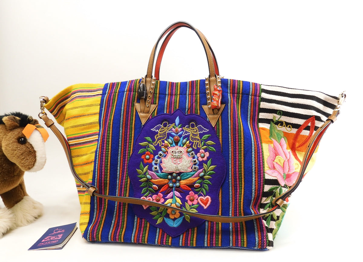 Christian Louboutin Tote Bag Handbag with Mexicaba s Large Limited