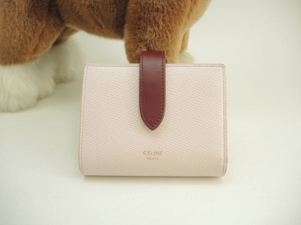 CELINE セリーヌ　ミニウォレット　折り財付　赤色