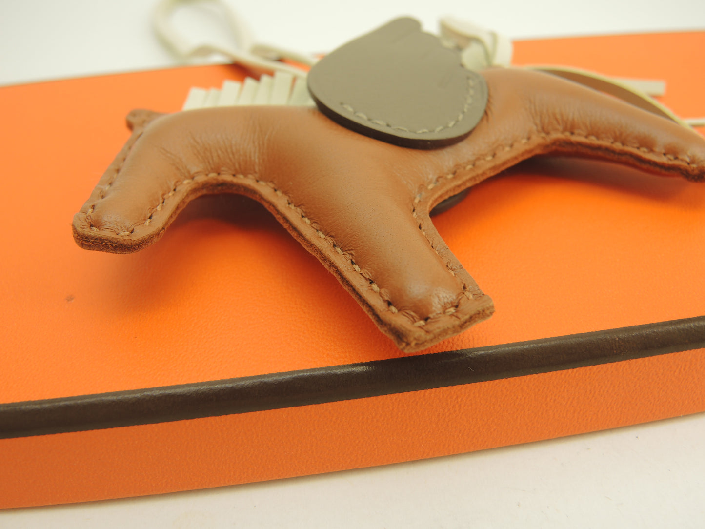 エルメス ロデオPMペガサス アニューミロ クレ茶エトープ バッグチャーム 新品@W 3