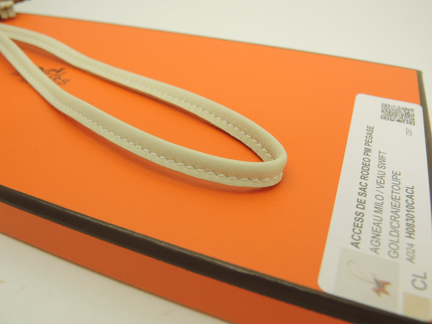 エルメス ロデオPMペガサス アニューミロ クレ茶エトープ バッグチャーム 新品@W 3