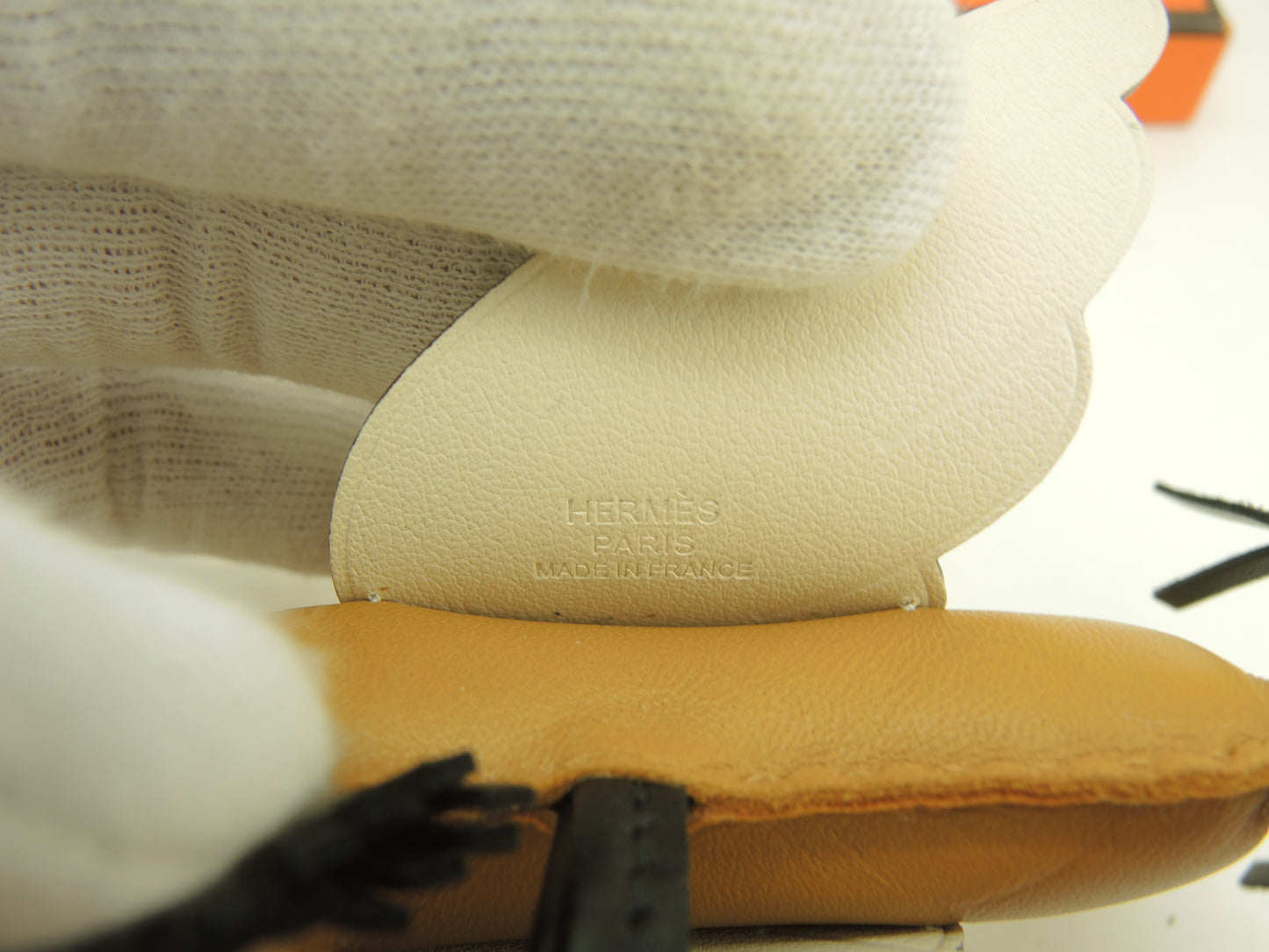 エルメス ロデオMMペガサス アニューミロ セサミ黒ナタ バッグチャーム未使用@Z 25