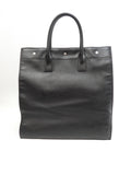 サンローラン トートバッグ リヴゴーシュ レザー黒 縦長メンズハンドバッグ YSL@GNR663970-1021