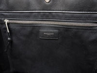 サンローラン トートバッグ リヴゴーシュ レザー黒 縦長メンズハンドバッグ YSL@GNR663970-1021
