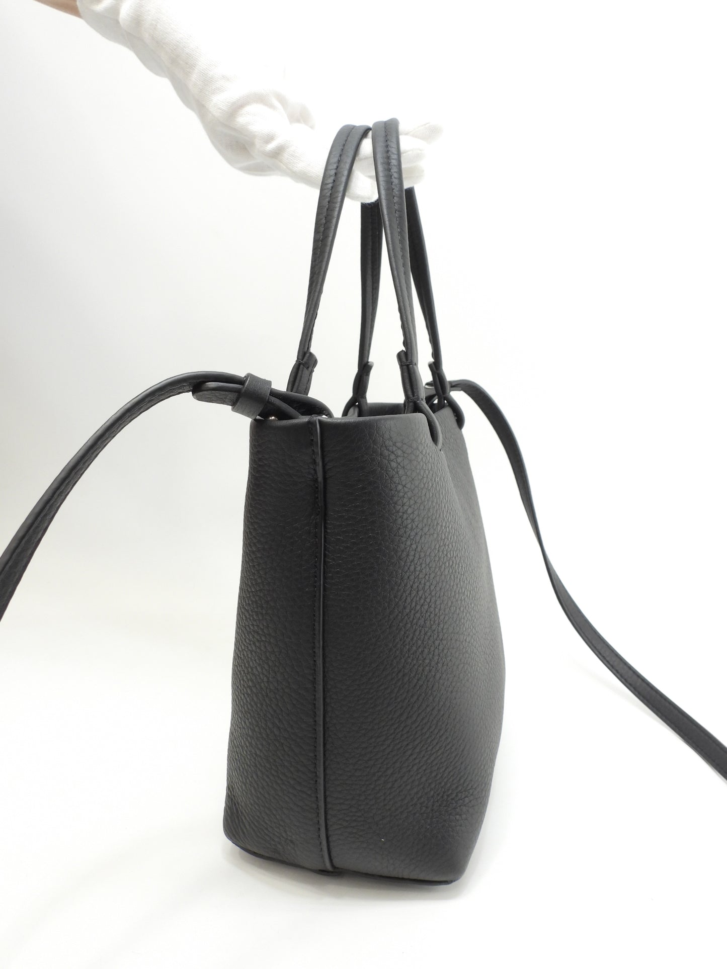 TheRow スモールパークトート トリヨンレザー 黒 ミニトートバッグ ポシェット 極美品@ 10