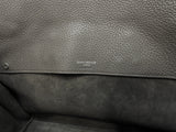 サンローラン サックドジュールスープル スモール YSLレザー濃灰 トート ハンドバッグ@ 13
