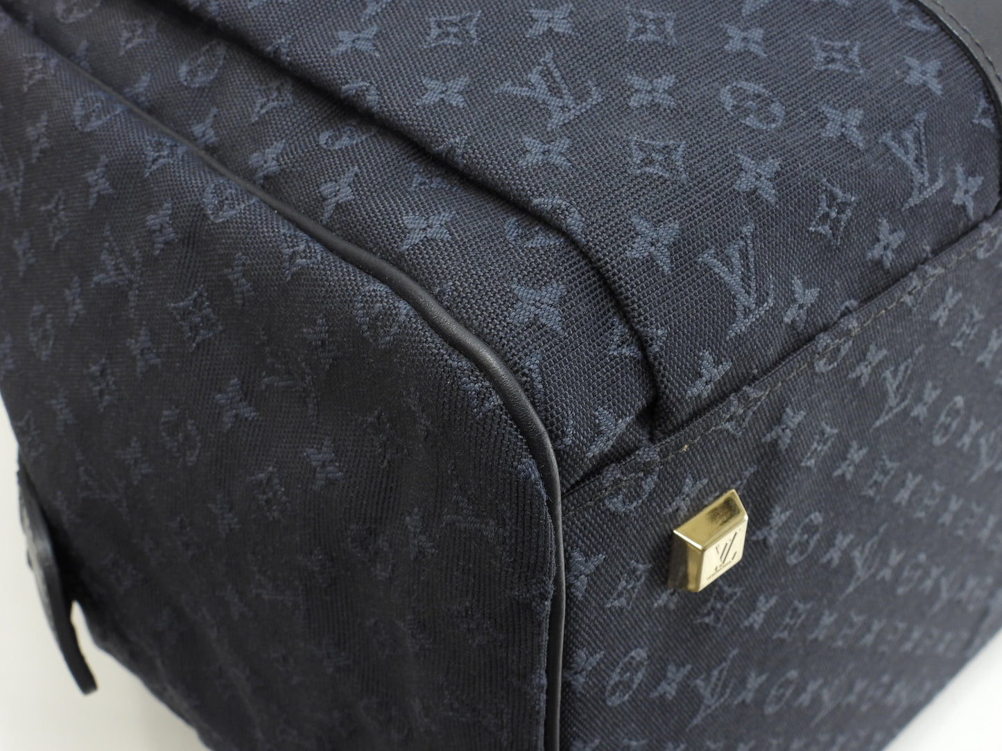 ルイヴィトン ルイーズ M42321 モノグラムミニ/TSTブルー ボストンバッグ@VI1012