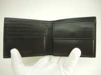 サンローランパリ イーストウェストウォレット YSL レザー黒 2つ折財布 美品@ 78