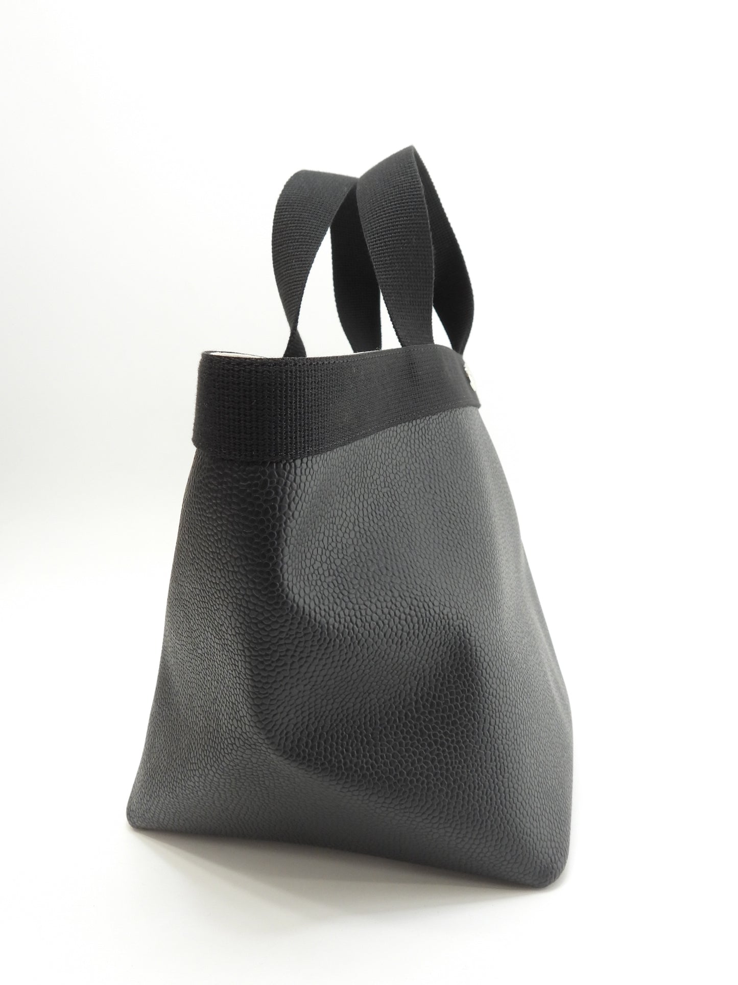 エルベシャプリエ リュクス舟型トートM 707GP マスティック黒黒 ハンドバッグ 美品@ 6