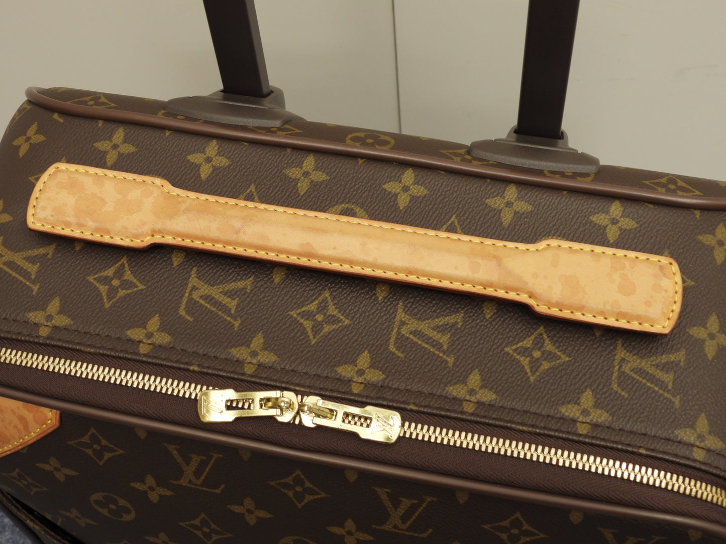 ルイヴィトン ペガス45 M23251 モノグラム 旅行用キャリーバッグ小 トロリーバッグ@SP1001
