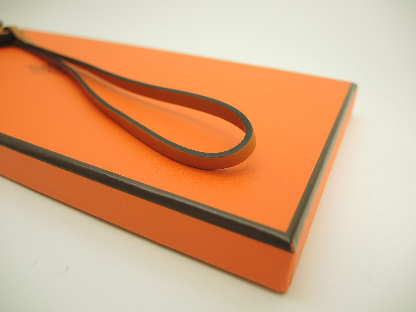 エルメス オランナノ ヴォーエプソンレザー ナチュラルサブレ黒 バッグチャーム 新品@ 1