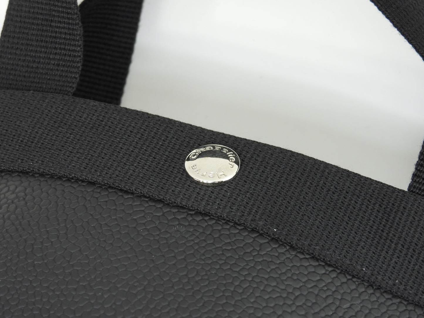 エルベシャプリエ リュクス舟型トートM 707GP マスティック黒黒 ハンドバッグ 美品@ 6