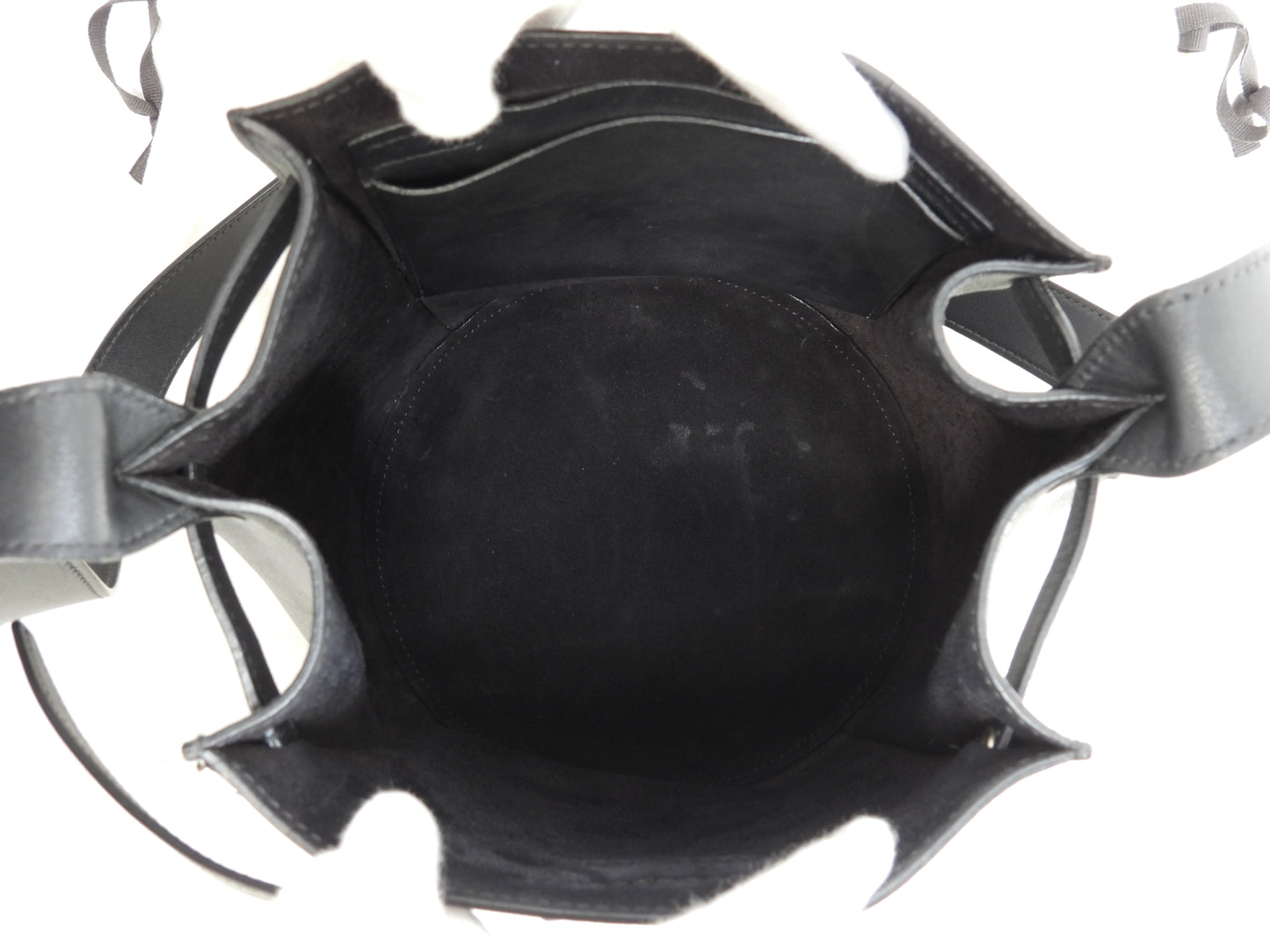 セリーヌ ビッグバッグ バケット レザー黒 ポシェット クロスボディバッグ 美品@S-CU-1128