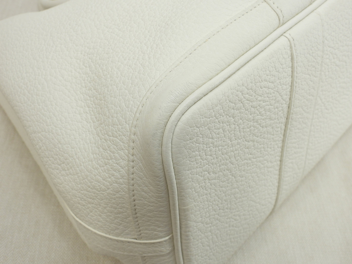 エルメス ガーデンパーティーPM ネゴンダレザー白 トートバッグ ショルダーバッグ 極美品@T