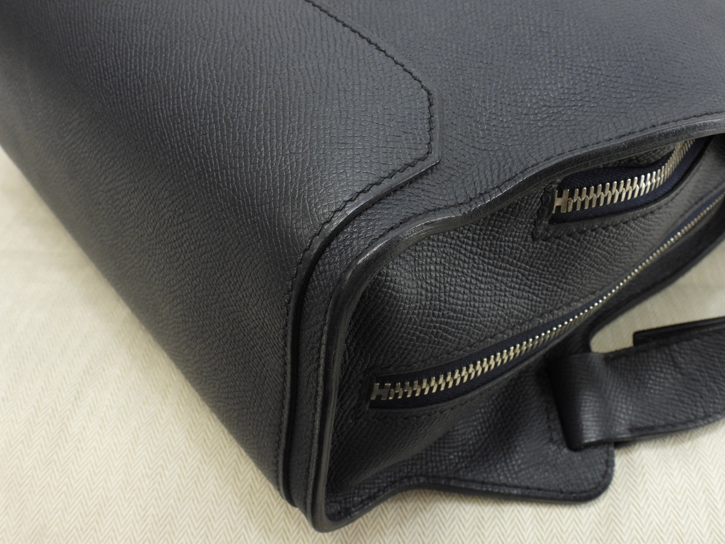 エルメス バックパック シティ エプソン紺 シルバ―金具 リュックサック 美品@C 2