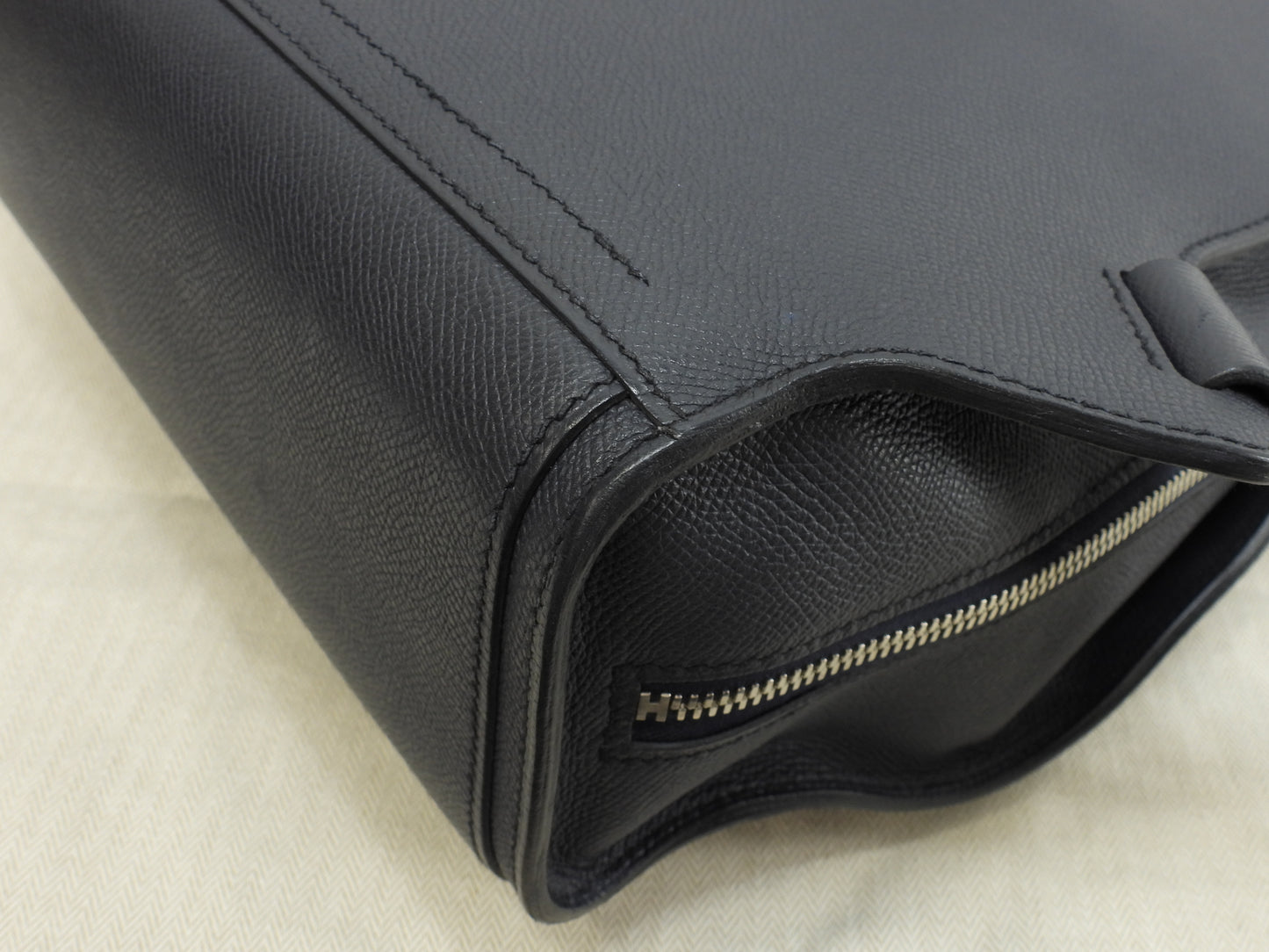 エルメス バックパック シティ エプソン紺 シルバ―金具 リュックサック 美品@C 2