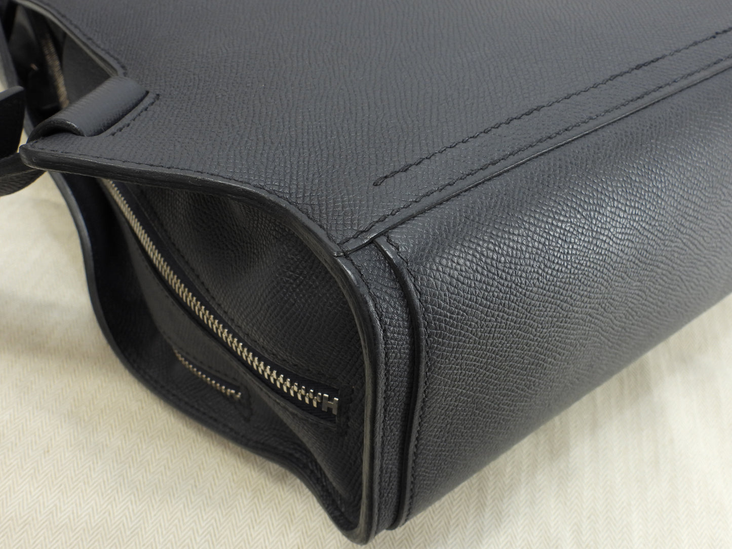 エルメス バックパック シティ エプソン紺 シルバ―金具 リュックサック 美品@C 2