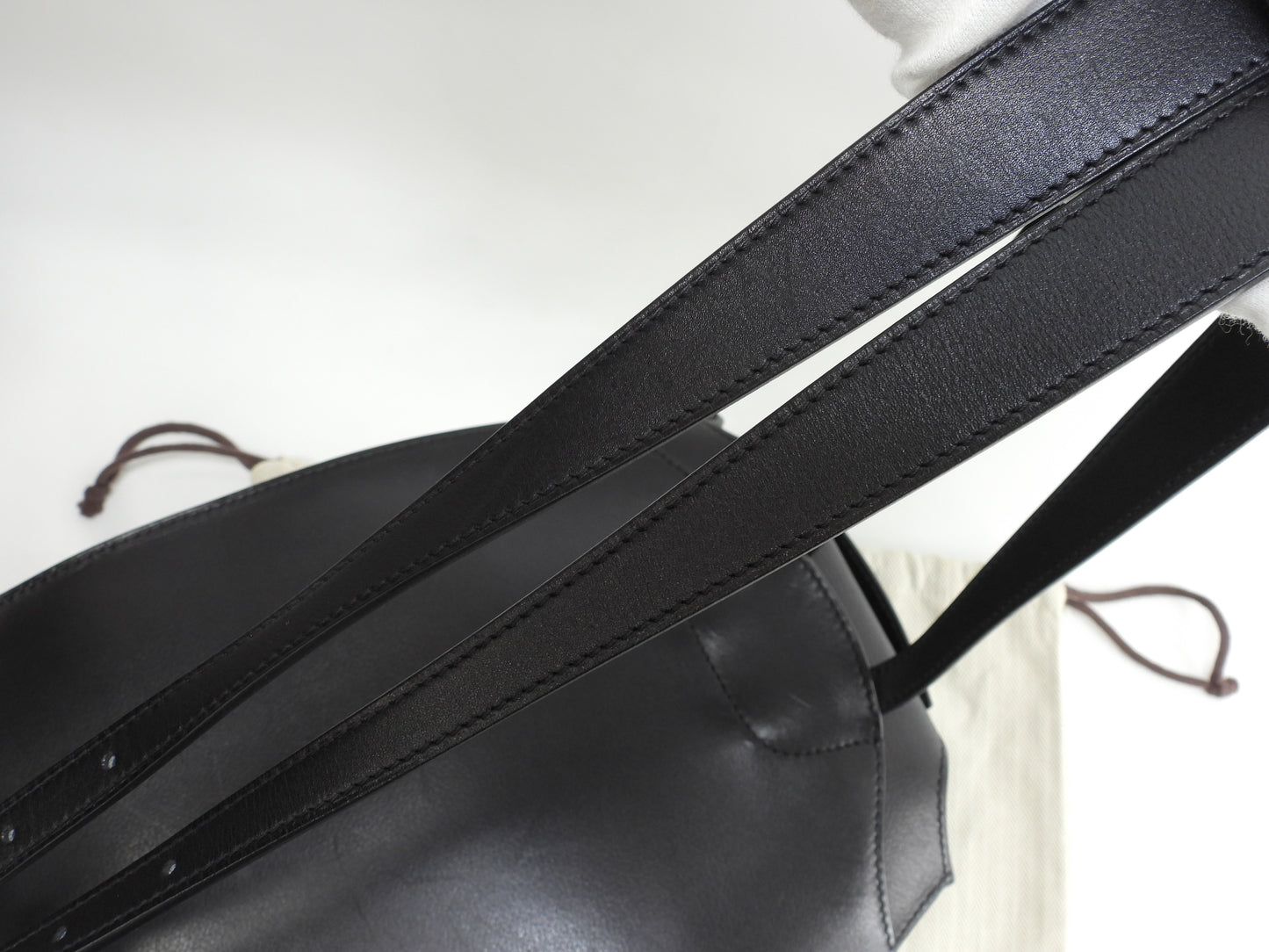 エルメス バックパック GR24 ヴォーエヴァーカーフ黄 リュックサック バックパック バッグ@D 2