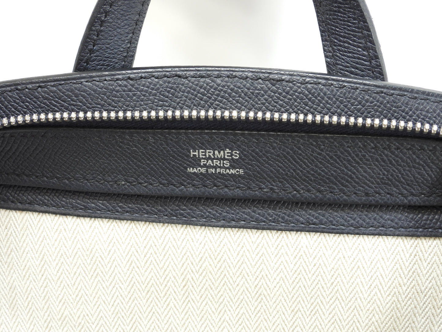 エルメス バックパック シティ エプソン紺 シルバ―金具 リュックサック 美品@C 2