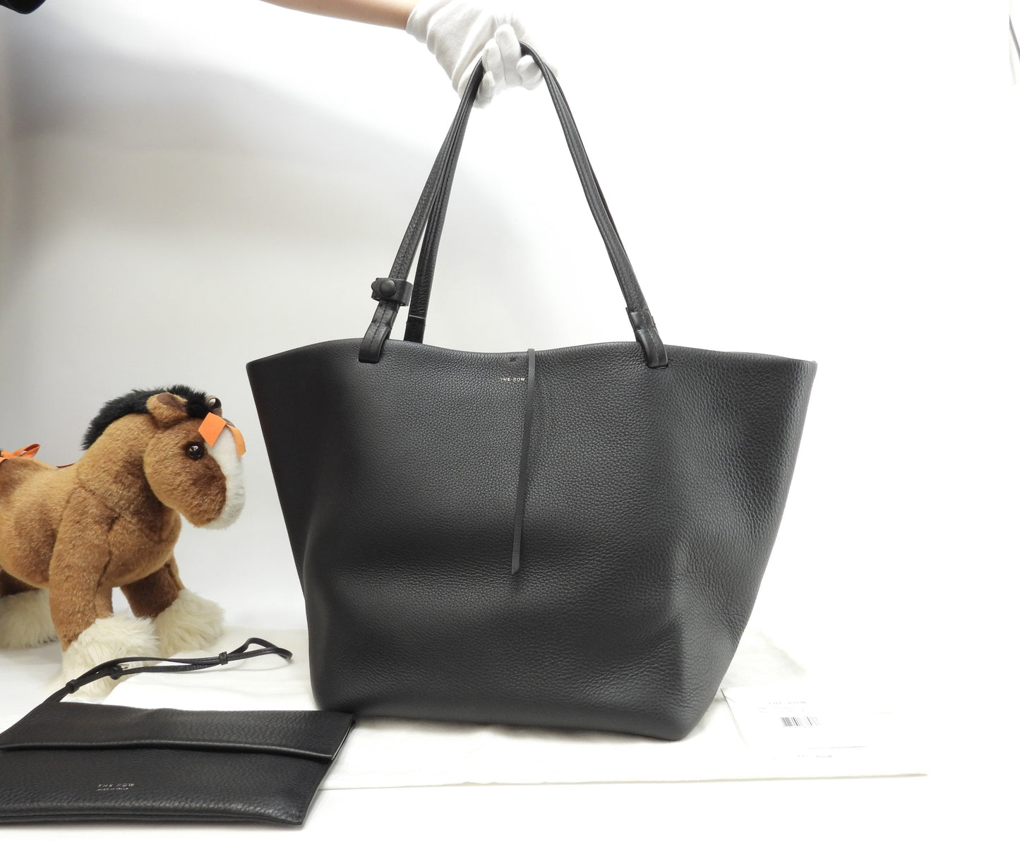 TheRow パークトート3 トリヨンレザー 黒 トートバッグ ショッピングバッグ 未使用@ 12