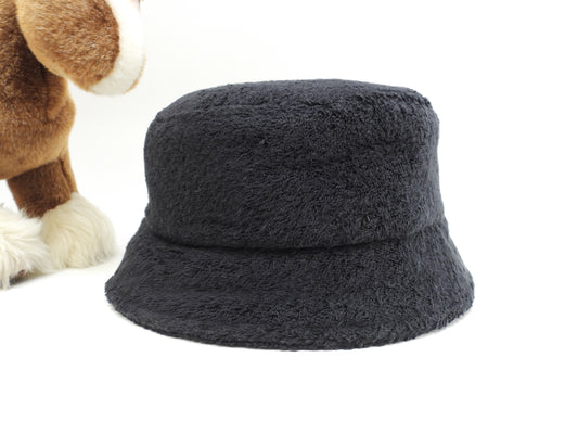 シャネル バゲットハット 厚手コットンパイル地 黒 ヘッドウォーマー ココマーク 美品@ 1