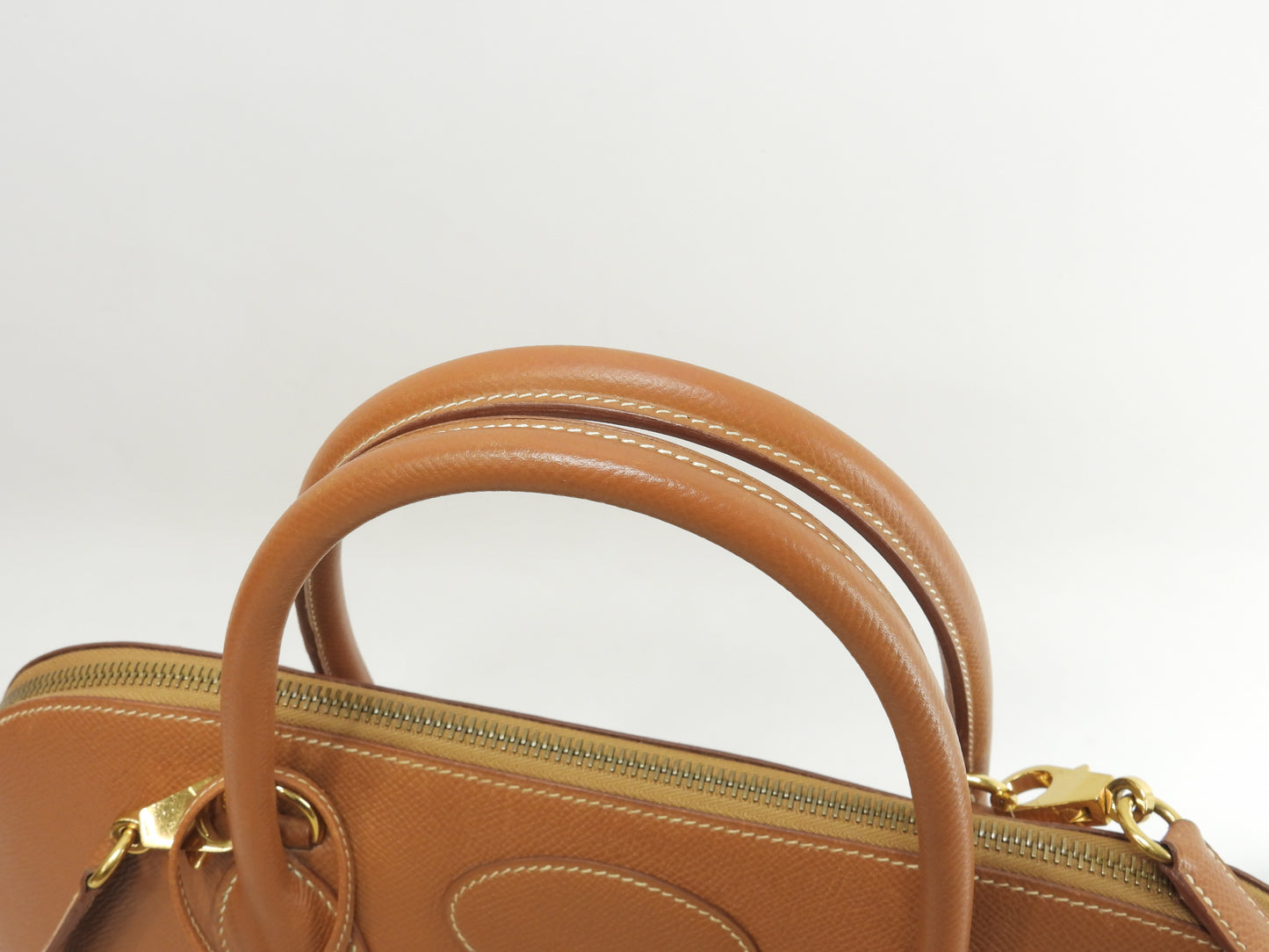 エルメス ボリード35 クシュベル/ゴールド ゴールド金具 s付ハンドバッグ トートバッグ@□A