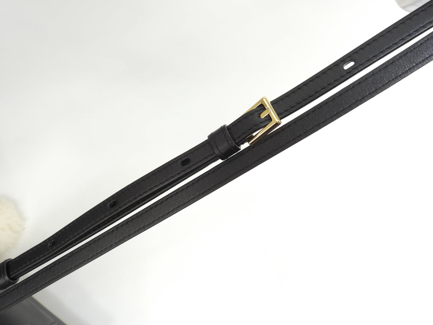 デルボー タンペートスモール シルキーカーフレザー 黒 s付ミニハンドバッグ ケリー型 極美品@G01H
