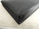 エルメス サックアデペッシュ38 フィヨルドレザー黒 ゴールド金具 書類かばん@〇X