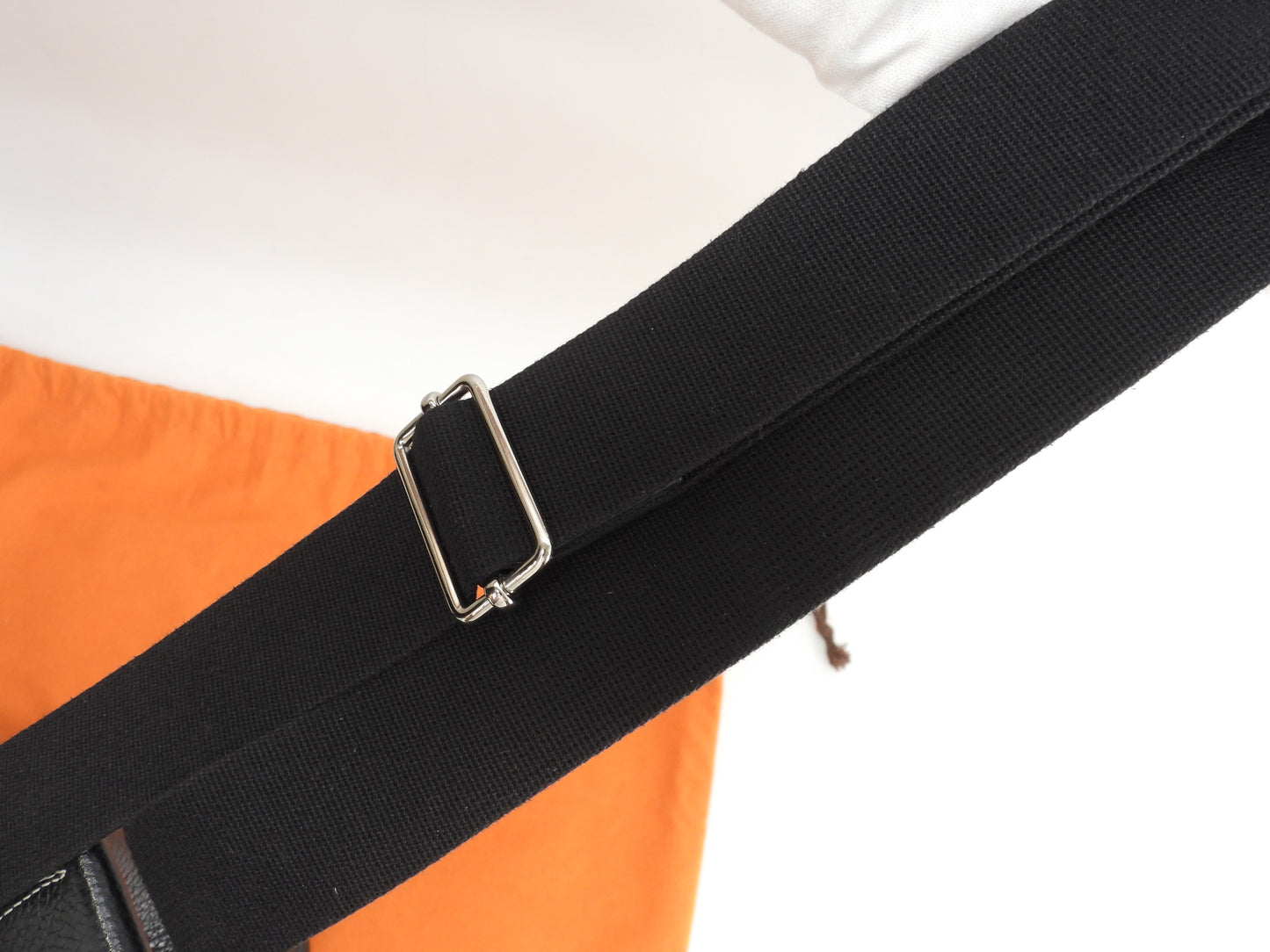 エルメス グッドニュースPM トリヨンクレマンスレザー 黒 ポシェットバッグ 美品@□N