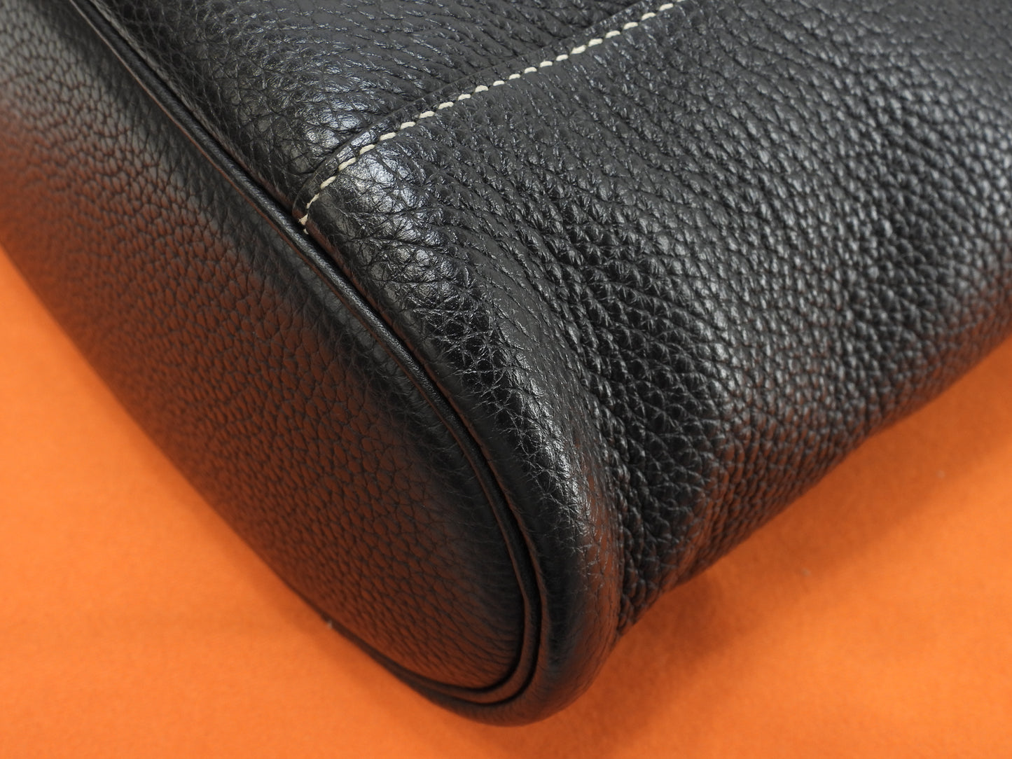 エルメス グッドニュースPM トリヨンクレマンスレザー 黒 ポシェットバッグ 美品@□N
