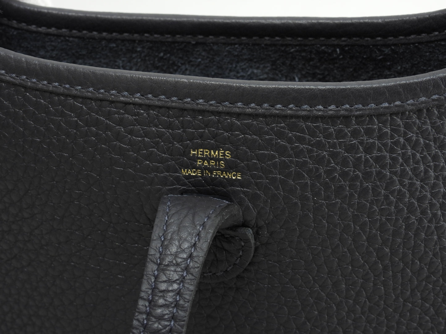 エルメス エヴリンTPM トリヨンクレマンス 黒 ポシェットバッグ ゴールド金具 新品@W 3