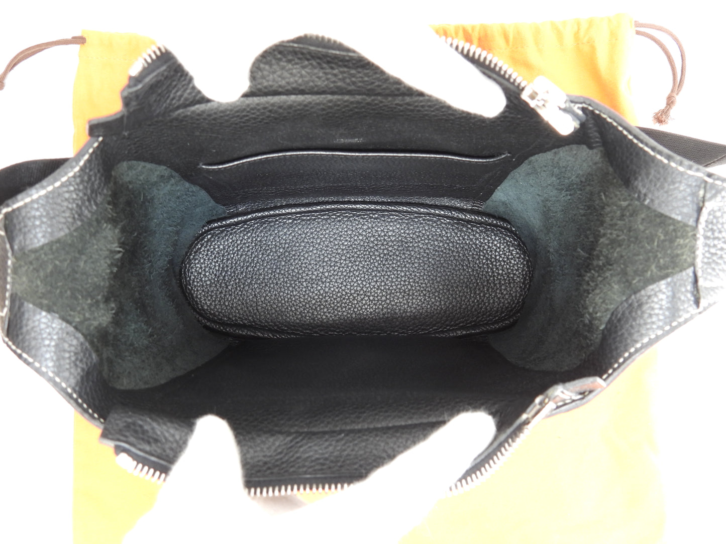 エルメス グッドニュースPM トリヨンクレマンスレザー 黒 ポシェットバッグ 美品@□N