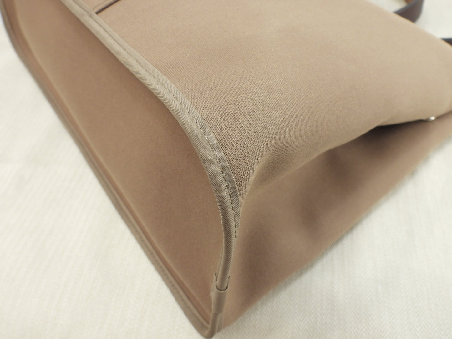 エルメス カバックPM コットン/エトープ 2wayハンドバッグ トートバッグ 美品@□O