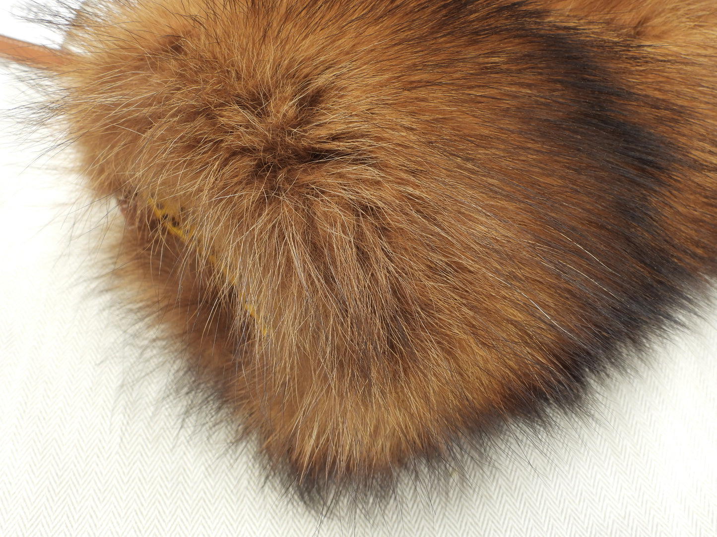 エルメス ハンドマフポシェット フィッシャーファー 茶 ハンドウォーマー セリエ 極美品@ 1