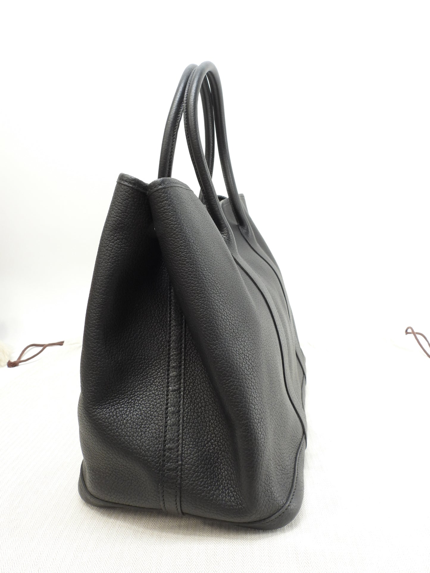 エルメス ガーデンパーティPM ネゴンダ 黒 トートバッグ ショルダーバッグ@□N 7