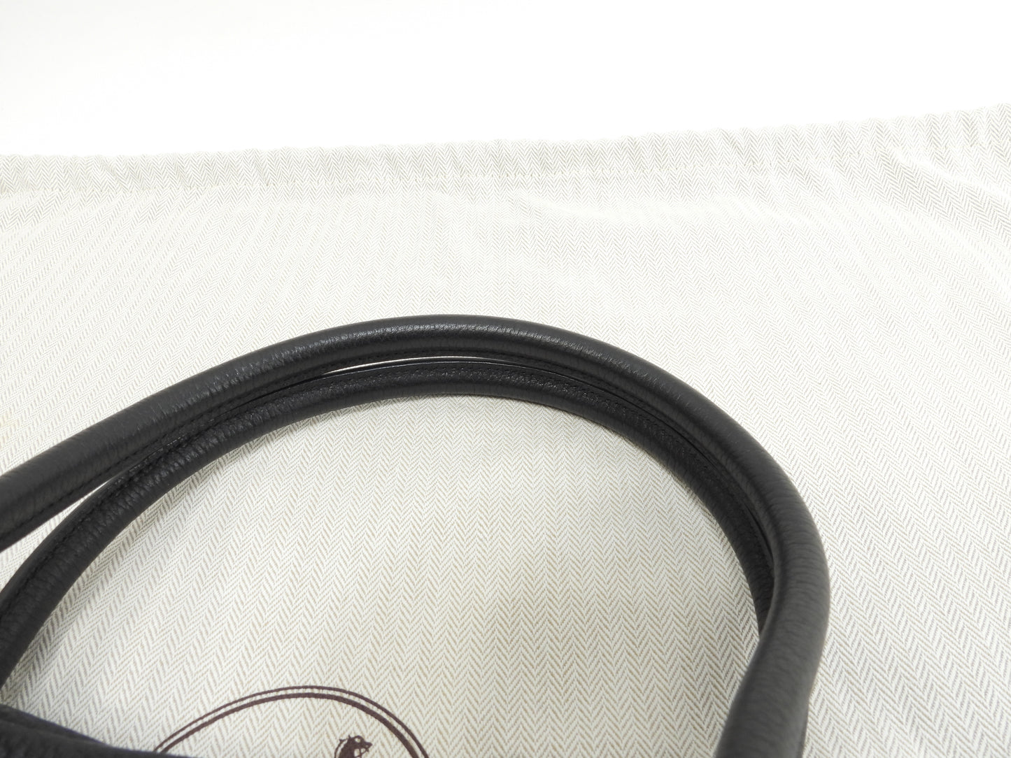 エルメス ガーデンパーティPM ネゴンダ 黒 トートバッグ ショルダーバッグ@□N 7