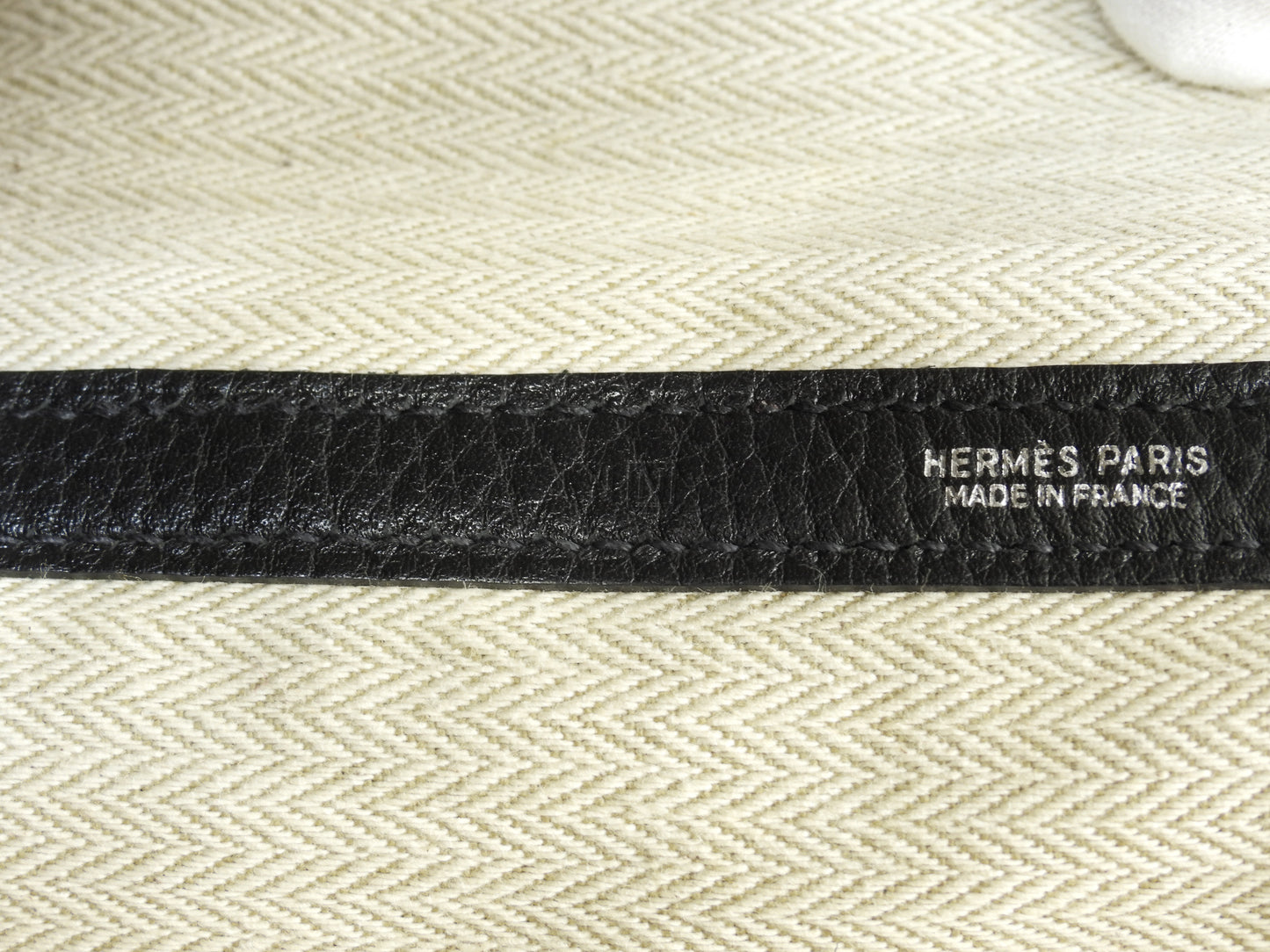 エルメス ガーデンパーティPM ネゴンダ 黒 トートバッグ ショルダーバッグ@□N 7