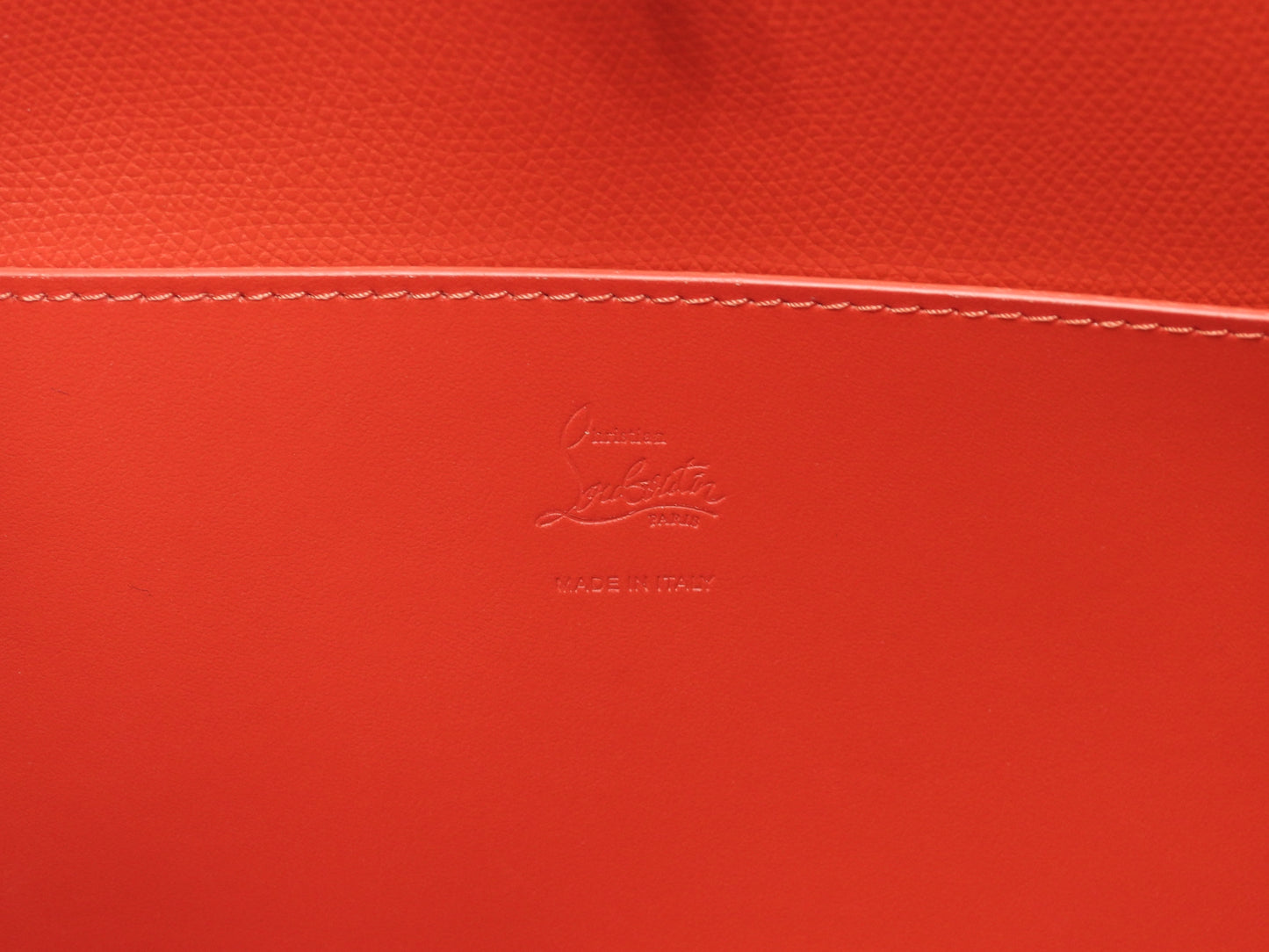 クリスチャンルブタン カバロック スモール レザー黒 トートバッグ ハンドバッグ 美品@ 30