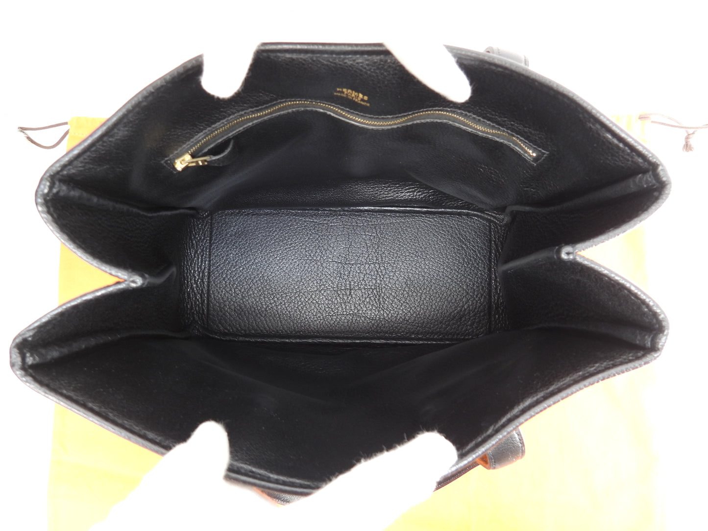 エルメス ギャロップFT1 ブッフルスキッパー 黒 トートバッグ ショルダーバッグ 美品@□G
