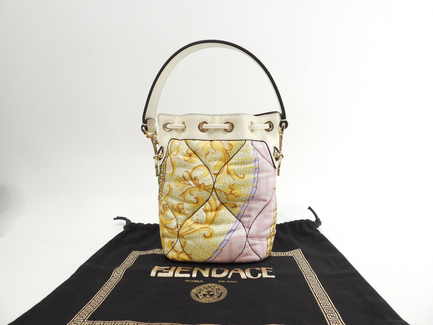 フェンディ ハンドバッグ モントレゾール フェンダーチェ ポシェット 未使用@ 6
