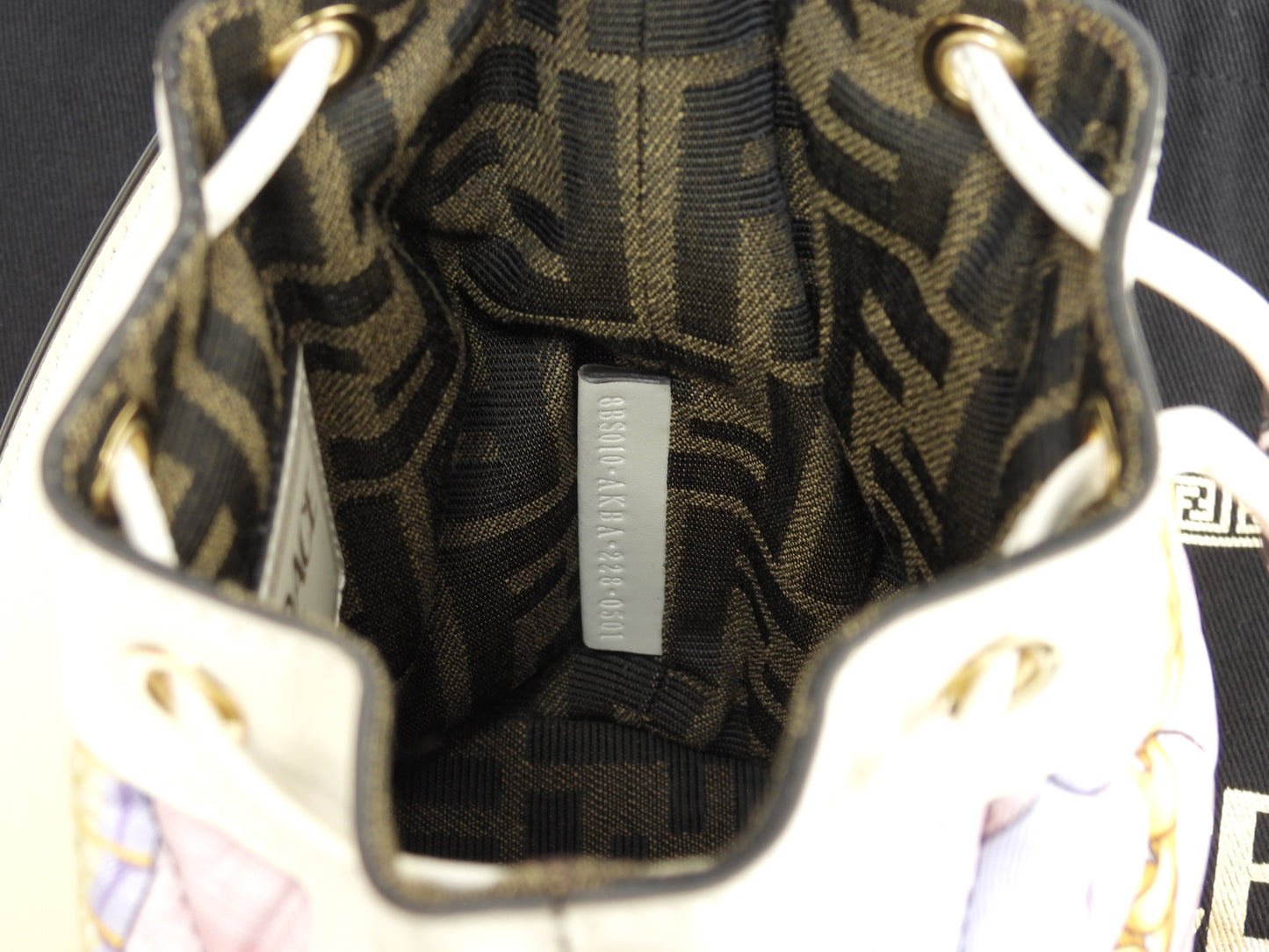 フェンディ ハンドバッグ モントレゾール フェンダーチェ ポシェット 未使用@ 6