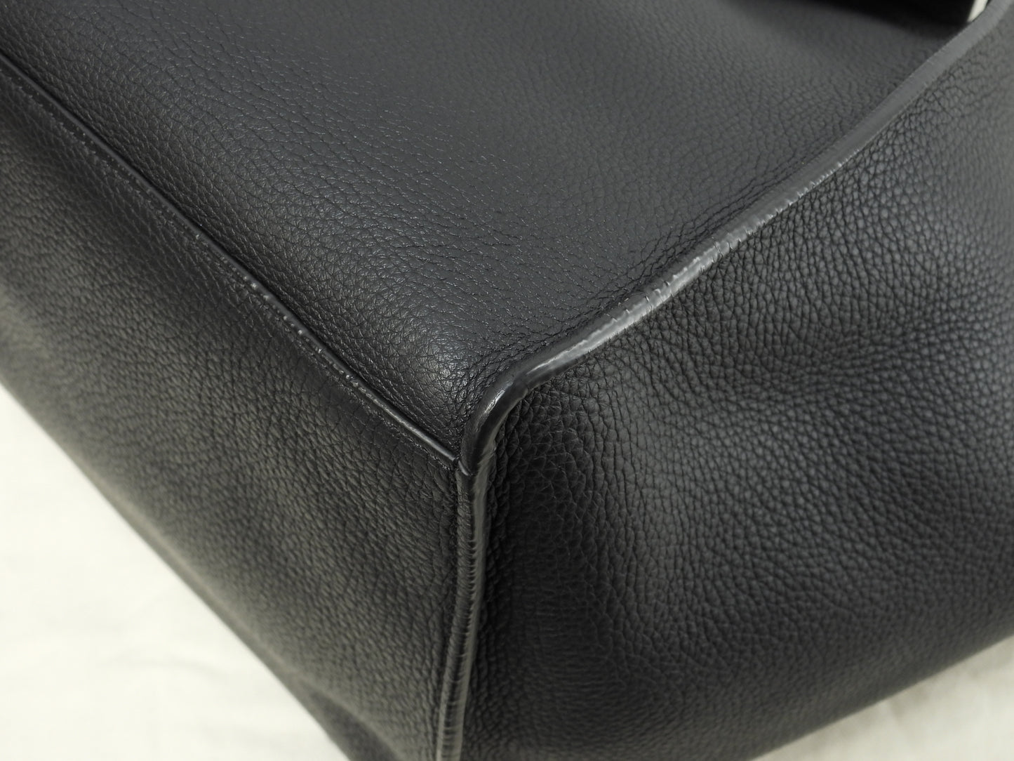 セリーヌ ビッグバッグスモール レザー 黒 ショルダー付ハンドバッグ 未使用@S-CU-4107