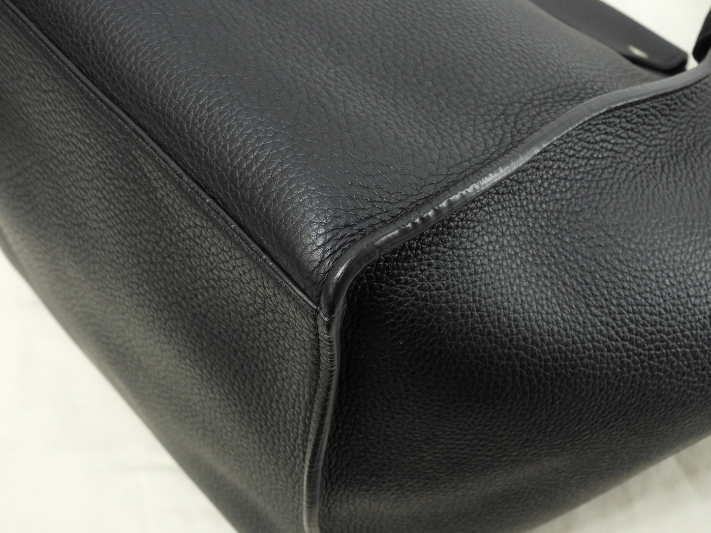 セリーヌ ビッグバッグスモール レザー 黒 ショルダー付ハンドバッグ 未使用@S-CU-4107