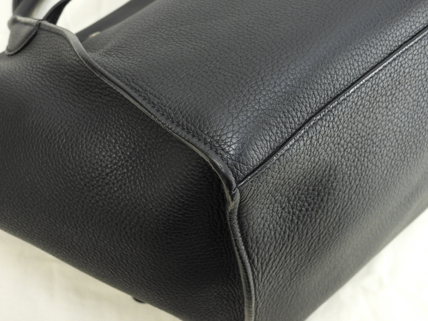 セリーヌ ビッグバッグスモール レザー 黒 ショルダー付ハンドバッグ 未使用@S-CU-4107