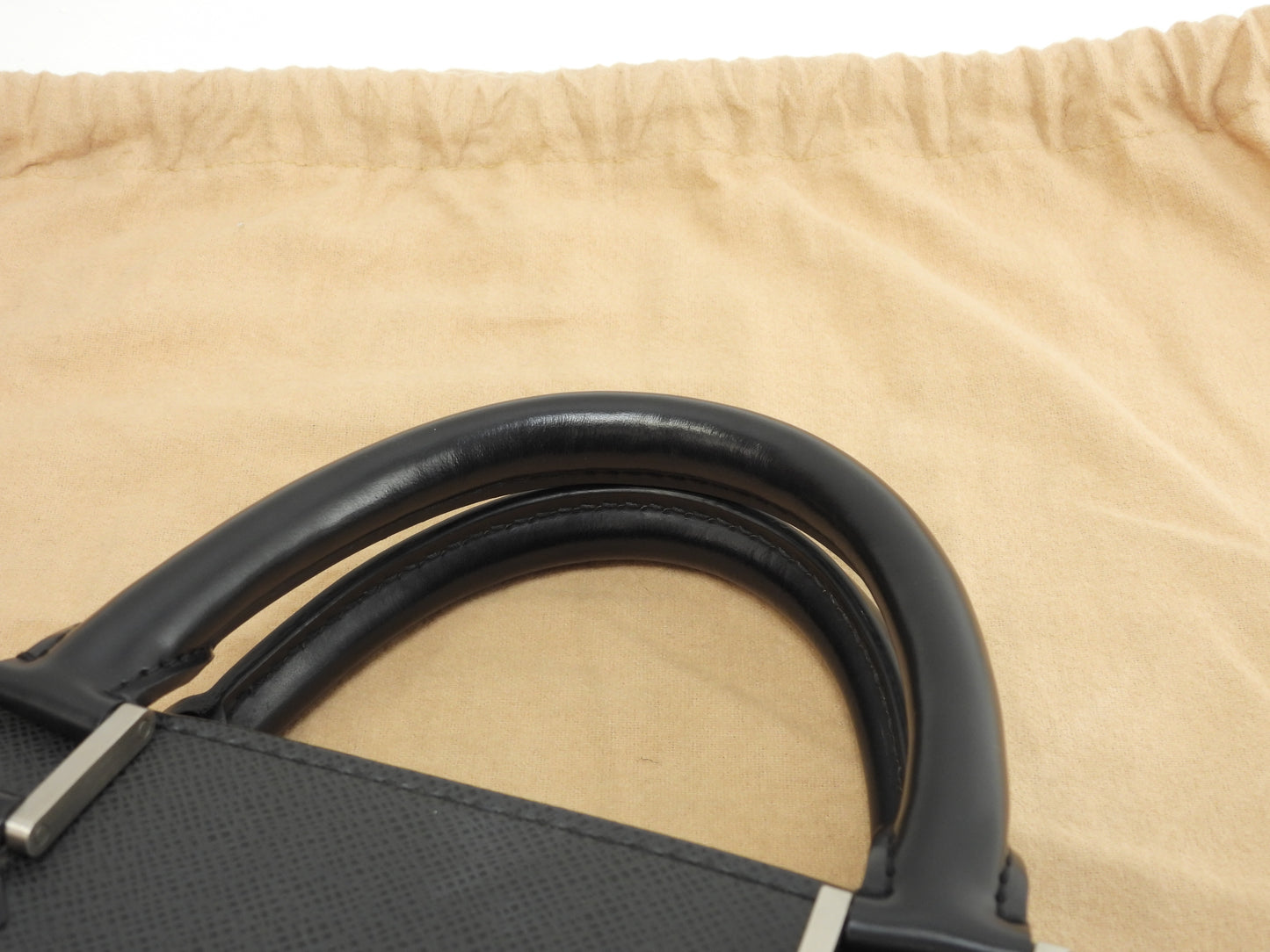 ルイヴィトン ロザン M30052 タイガ黒 書類かばん ブリーフケース 美品@VI0064