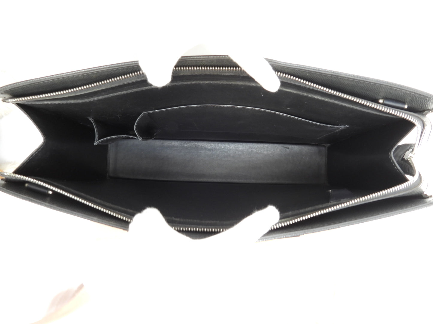 ルイヴィトン ロザン M30052 タイガ黒 書類かばん ブリーフケース 美品@VI0064