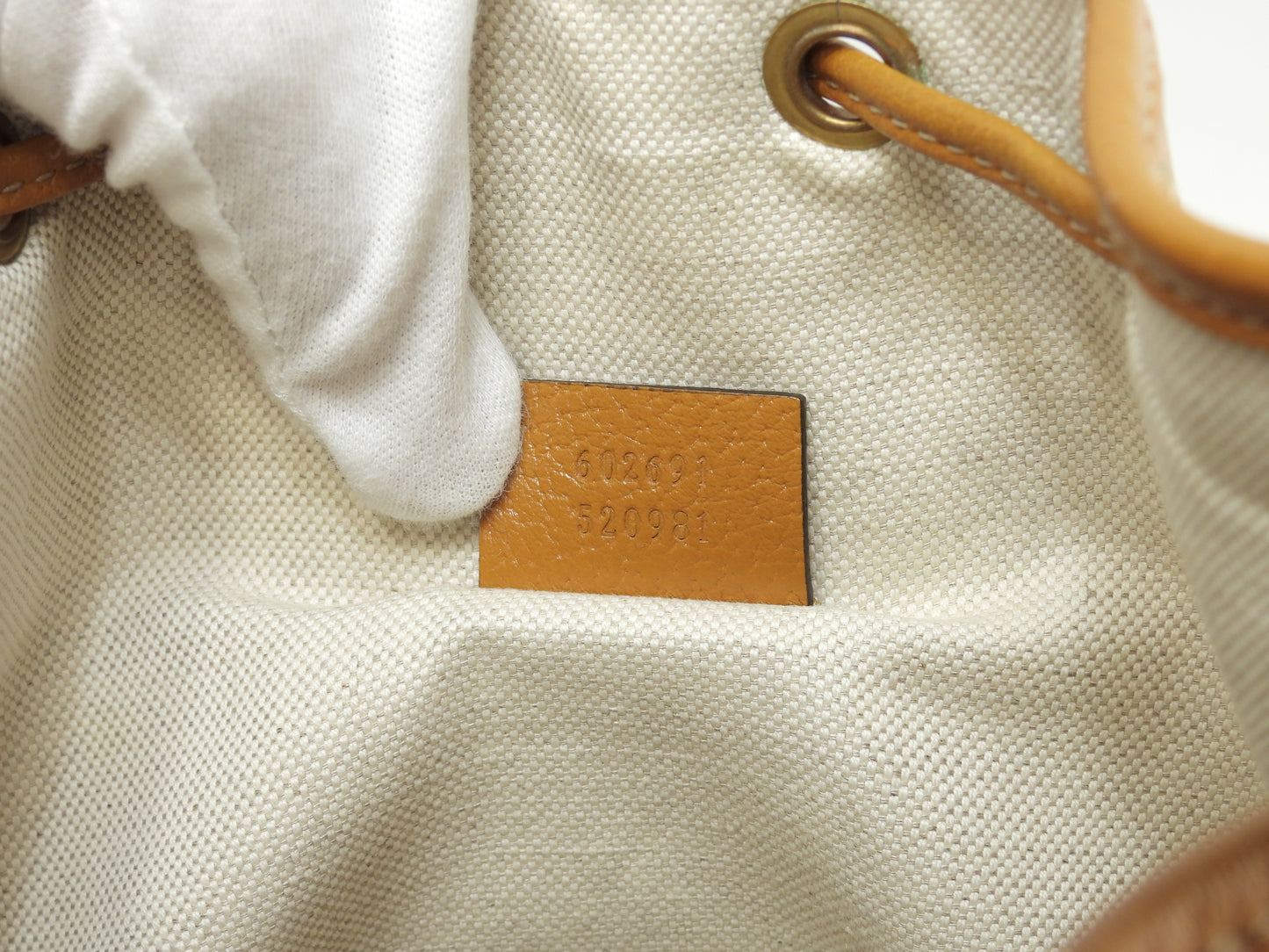 グッチ ポシェット ミッキーマウス マイクロGG茶 クロスボディバッグ 巾着 極美品@ 14